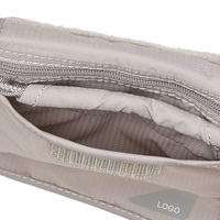 Vente chaude personnalisé unisexe suspendu carte de crédit et porte-passeport étanche portefeuille pochette sac cou sangle OEM accessoires de voyage