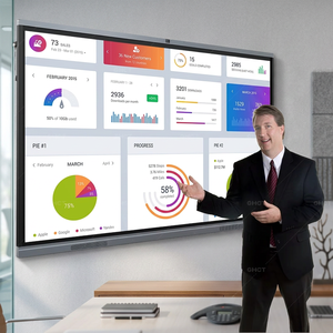 Pizarra Digital Interactiva con Pantalla Táctil Todo en Uno para Conferencias y Aulas, de 65, 75 y 86 Pulgadas, Panel Plano LCD para Uso en Oficinas - Product Image 2