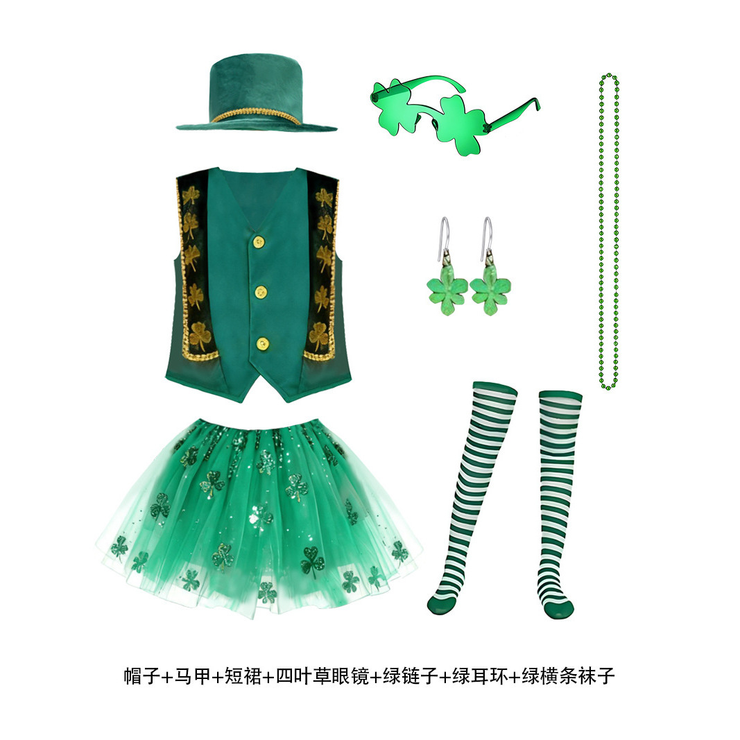 Irish vest complete set of accessories