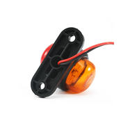 Luz Indicadora Lateral LED de Doble Color Rojo, Blanco y Ámbar de 12V 24V en Oferta, Lámpara de Señalización para Remolques, Camiones, Autocaravanas