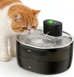 Nouveaux produits pour animaux de compagnie, fontaine à eau sans fil pour chat, batterie 5000 mAh, distributeur d'eau pour chat sans fil - Product Image 1