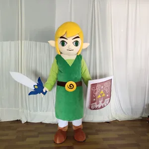 La légende de <span class=keywords><strong>Zelda</strong></span> mascotte Costume personnalisé mascotte Costume personnages de <span class=keywords><strong>dessin</strong></span> <span class=keywords><strong>animé</strong></span> Costumes - Product Image 1