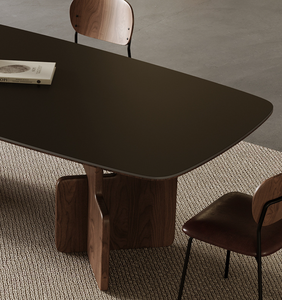 <span class=keywords><strong>Tavolo</strong></span> da Pranzo in Ardesia, <span class=keywords><strong>Tavolo</strong></span> Lungo per Soggiorno, da Posizionare Contro il <span class=keywords><strong>Muro</strong></span>, Set <span class=keywords><strong>Tavolo</strong></span> da Pranzo in Legno Massello di Lusso Semplice - Product Image 5