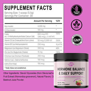 Polvo para Equilibrio Hormonal de Marca Privada OEM para Mujeres, Suplemento de Mioinositol y D-Chiroinositol, Apoya el Estado de Ánimo y la Energía - Product Image 2