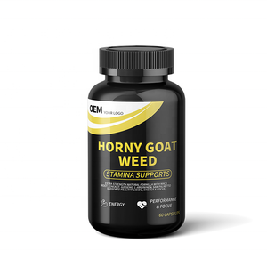 Cápsulas de Hierbas Naturales para Hombre, Extracto de Epimedium, Energía Masculina, Cápsulas de Hierba de Cabra en Celo, Venta al Por Mayor de Fábrica, OEM - Product Image 1