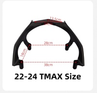 Tmax 560 530 Aksesori, untuk jok sepeda motor Yamaha & sandaran belakang, sandaran logam campuran aluminium