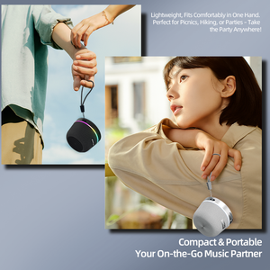 All-in-One Multifunction Speaker | FM <b>Radio</b> Alarm Clock IPX5 Waterproof <b>Portable</b> Mini Speaker for Home Office Travel - Product Image 6