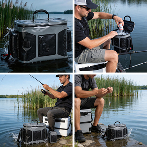 Sac isotherme flottant étanche et isolé, glacière portable anti-fuite pour la pêche, le kayak, la randonnée, le stockage médical <span class=keywords><strong>d</strong></span>'urgence - Product Image 3