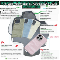 Coque de téléphone en velours de soie à motif marbré effet peau pour iPhone 16 Plus 17 Air 15 Pro Max, sans bordure, avec dissipation thermique