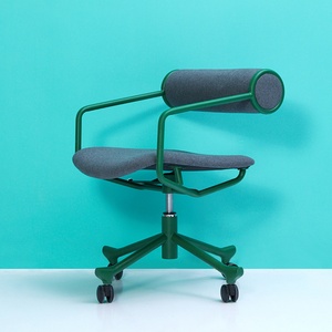 Modern Style Genuine <b>Leather</b> Office Chair with Extendable Feature Good Price Computer Desk Chair on Sale Online - Product Image 2