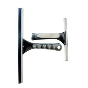 <span class=keywords><strong>Kit</strong></span> de nettoyage de fenêtres ménager, raclette à fenêtre pivotante en plastique, brosse en silicone multifonctionnelle durable, grattoir à fenêtre manuel - Product Image 5