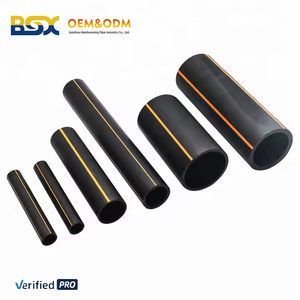 2025 OEM Nhựa Màu Vàng ống khí polyethylene tùy chỉnh kích thước Dày màu đen giá bao bì Ống cuộn mưa ống nước ống nhựa - Product Image 1