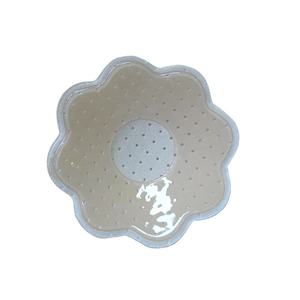 Cache-tétons en silicone fin, adhésif <span class=keywords><strong>bio</strong></span>, couvre-seins ronds, coussinets de poitrine invisibles, motif fleur de prunier, pour femme - Product Image 1