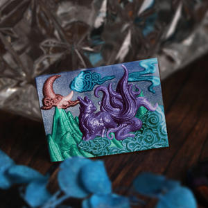 Sceau de cire Suidis classique Montagnes et Mers, motif bestie mythique en relief, pour scellage - Product Image 4