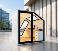 Module de bureau ADU moderne et élégant, mini-maison préfabriquée, studio modulaire de jardin, unité de villa portable, kit d'hébergement pour hôtel