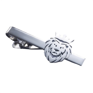 Clip de Corbata de Acero Inoxidable con Baño de Oro PVD y Logotipo de León, para Hombre, Venta al Por Mayor - Product Image 6
