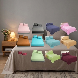 Textile Trends 4-Piece <strong>Flannelette</strong> <strong>Sheets</strong> Set (Fitted <strong>Sheet</strong> 25cm 2 <strong>Flat</strong> <strong>Sheets</strong> Matching Pillowcases) 100% Brushed Cotton Flannel - Product Image 3