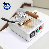 Machine de marquage à chaud manuelle de bureau, machine de gaufrage numérique à chaud pour l'impression de logos sur cuir, PU, papier et coques de téléphone