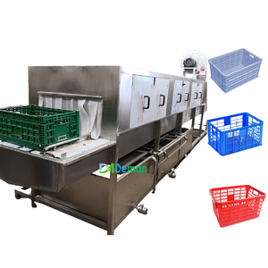 plastic box washer cleaner Bread baking tray mold plate pallet basket cage crate washing cleaning machine