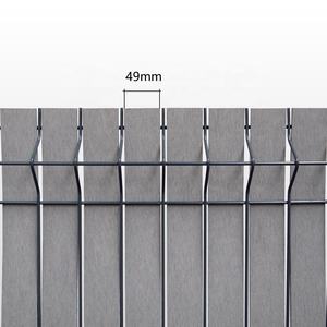 Bande de lattes de clôture de confidentialité <span class=keywords><strong>pour</strong></span> maillon de chaîne en fil <span class=keywords><strong>rigide</strong></span> clôture en maille galvanisée 3d mieux que les lattes de clôture en <span class=keywords><strong>pvc</strong></span> - Product Image 2