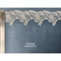 Tissu en polyester tricoté transparent à fines rayures brodées, au look magnifique, personnalisable en poids, pour textiles de maison pour filles