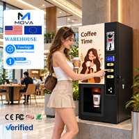 Distributeur automatique de café, équipement commercial pour projets commerciaux, avec certifications CE, UL, ISO et emballage en caisse d'exportation