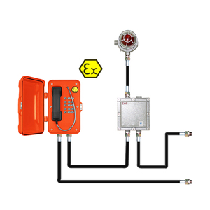Teléfono Analógico con Cable a Prueba de Explosiones ATEX, con Cubierta Protectora para Exteriores, Apto para Minería en Minas de Carbón - Product Image 4