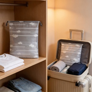 Organiseur de bagages imperméable en EVA, cubes de <span class=keywords><strong>voyage</strong></span> en polyester, 6 pièces, pochettes organisatrices de <span class=keywords><strong>voyage</strong></span>, cubes de rangement - Product Image 5