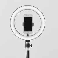 Anneau lumineux pour studio photo avec support de lampe