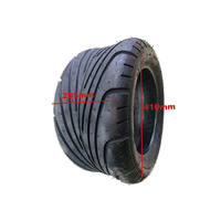 Pneu tubeless 225/40-10 pour scooter électrique Citycoco Harley, 10 pouces, 6PR, tout-terrain, pour voiturette de golf et tricycle