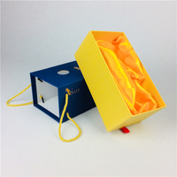 Boîte en carton rigide avec tiroir coulissant, en matériaux recyclés, imprimée sur mesure, doublure en soie de qualité supérieure, emballage cadeau portable