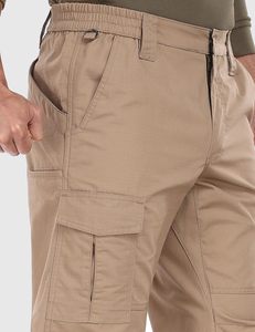 Venta al por mayor pantalones cargo tácticos resistentes al agua 9 bolsillos funcionales para aventuras al aire libre recto para senderismo - Product Image 2