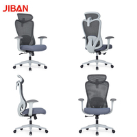 Chaise de bureau informatique avec support lombaire, hauteur réglable, appui-tête, accoudoirs, pivotante, pour télétravail, ventilée et rafraîchissante, vente en gros