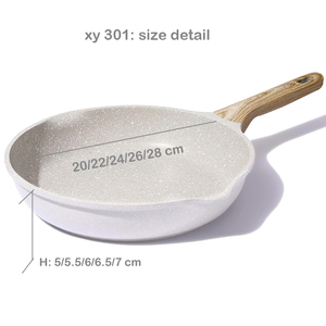 <span class=keywords><strong>CAROTE</strong></span> Sartén Profunda Antiadherente de Aluminio de 12 Pulgadas con Tapa, 5.5 Qt, Olla Jumbo para Saltear con Boquilla Vertedora, Apta para Cocina de Gas e Inducción - Product Image 6