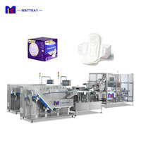 Machine d'emballage entièrement automatique pour serviettes hygiéniques, ligne d'emballage de cartons, machine d'emballage de boîtes, machine de mise en carton pour l'assurance qualité