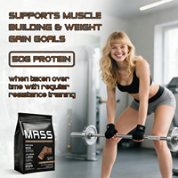 Poudre de protéines VitaHall Mass Weight Gainer pour la musculation, saveur fraise