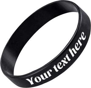 Pulseras de Silicona con Logotipo Personalizado, Pulseras de Goma, Compre Pulseras de Silicona, Pulsera de Silicona Económica para Regalo Promocional - Product Image 1