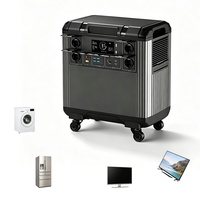 Station Solaire Portable 3000W 5376Wh LiFePO4 Générateur Solaire MPPT Onde Sinusoïdale Pure Stockage d'Énergie Domestique Démarreur d'Urgence Panneau Solaire