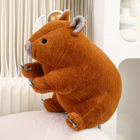 Sac à dos en peluche Capybara très populaire, jouet en peluche cochon d'eau mignon et gras, animal en peluche Capybara