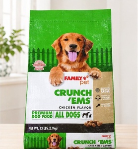 Sac d'emballage tissé imprimé de qualité alimentaire pour aliments pour chiens, saveur poulet, en matériau BOPP, pour tous les chiens, pour expédition - Product Image 2