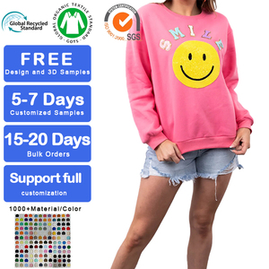 Felpe e felpe da <span class=keywords><strong>donna</strong></span> in cotone con cappuccio e <span class=keywords><strong>felpa</strong></span> da <span class=keywords><strong>donna</strong></span> personalizzate all'ingrosso con stampa paillettes a manica lunga - Product Image 1