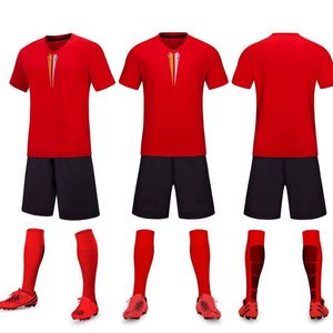 ชุดฟุตบอลชายแบบกำหนดเอง เสื้อเจอร์ซีย์สโมสรสำหรับฝึกซ้อม ระบายอากาศ แห้งเร็ว แขนสั้น ชุดยูนิฟอร์มขายส่ง - Product Image 6