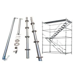 International Standards Layher Ringlock Scaffolding System Q235 Hot <b>Dipped</b> Galvanized Steel Ring Lock Scaffolding - Product Image 1