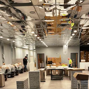 Moderno <span class=keywords><strong>Controsoffitto</strong></span> in Metallo per Decorazione d'Interni in Arabia Saudita, Soffitto a Specchio in <span class=keywords><strong>Acciaio</strong></span> Inossidabile - Product Image 3