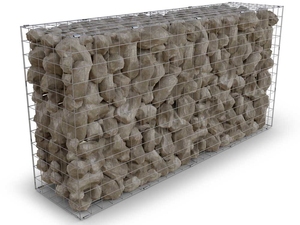 200x30x100 cm Panier de Gabion Acier  de Jardin Bordure Barrière - Product Image 6