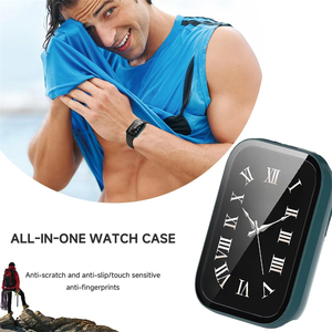Protector de Pantalla de Vidrio Templado y Funda Protectora de PC para <span class=keywords><strong>Xiaomi</strong></span> <span class=keywords><strong>Mi</strong></span> <span class=keywords><strong>Band</strong></span> 10 Pro, Compatible con <span class=keywords><strong>Xiaomi</strong></span> <span class=keywords><strong>Band</strong></span> 9 Pro - Product Image 4