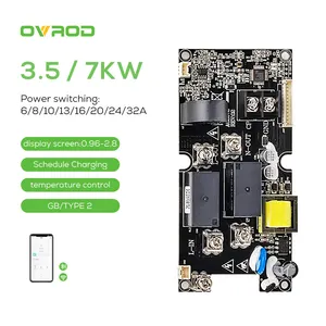 OVROD Charger Main Control Board 7kw Pcb Custom Electronic Pcba Of Level 2 Ev Chargers Us Standard Pcb Manufacturer