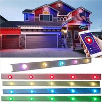 Luz LED RGBW 12v/24v con Forma de Gema para Decoración de Interiores, Luz Puntual LED de 30mm para Decoración Navideña de Exteriores