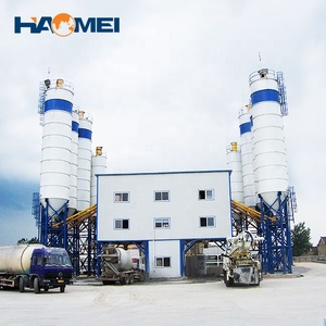 Haomei hzs25 25 m/h trạm trộn bê tông nhà máy Dây chuyền sản xuất với PLC bơm & động cơ điều khiển tự động Hệ thống giá - Product Image 5