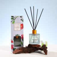 Diffuseur de roseaux aromatiques Via Pinky 100ml, Huile essentielle naturelle longue durée pour les fêtes, Parfum d'ambiance longue durée, Cadeau, OEM, Marque privée